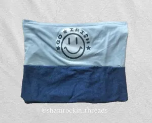 Notre Dame smiley face tube top Blue thumbnail 1