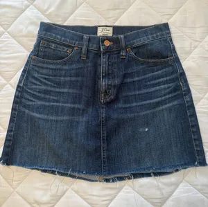 J. Crew Denim Mini Skirt thumbnail 1
