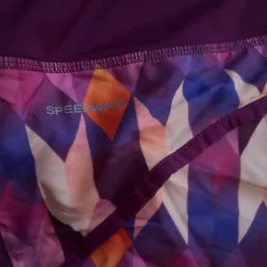 Reebok Pink/Purple Printed Running Shorts, L thumbnail 8