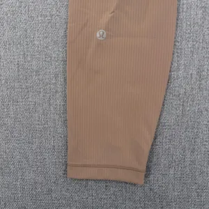 Lululemon Wunder Train High-Rise Ribbed Tight 25" Taupetastic Size 6 Athletic thumbnail 5