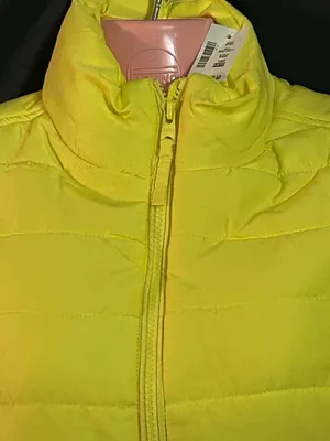 Aeropostale Women’s Lemon Yellow Quilted Puffer Vest XS NWT thumbnail 3