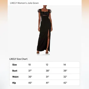Likely Julie Gown Black thumbnail 9