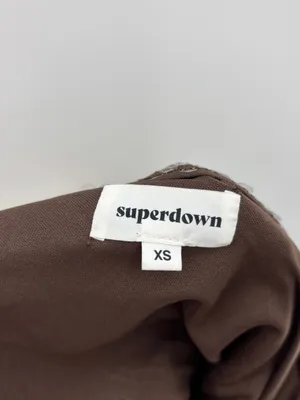 Superdown Abrielle Maxi Dress In Brown thumbnail 9