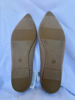 Old Navy Soft Knit Pointed Toe Ballet Flats in Cocoa Fawn Size 11 thumbnail 8