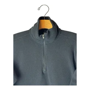 Patagonia Sweatshirt Women‎ Medium Black Quarter Zip Fleece Pullover Gorpcore thumbnail 3