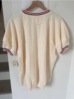 NWT Free People We The Free It's Official Pullover Shirt in Tea Combo thumbnail 5