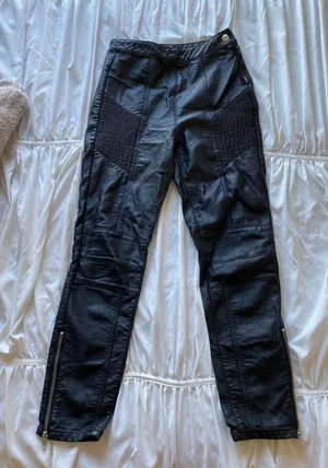 Black Leather Pants thumbnail 2