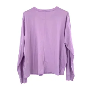 Carhartt Size XL Loose Fit Long Sleeve Shirt Top Pocket Tee Slight Crop Purple thumbnail 2