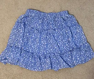 Blue Floral Skirt  thumbnail 3