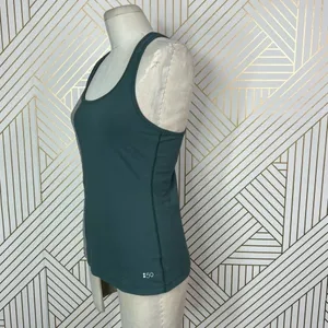 Splits59 Dark Green Racerback Mesh Stripe Tank Top‎ Size Medium thumbnail 6