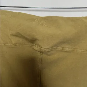 PINK NWT wide flare leg olive green leggings sz XXL thumbnail 7