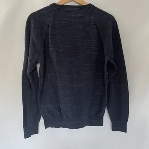 J.Crew navy blue‎ knit crewnweck sweater women's size S cotton warm top thumbnail 7