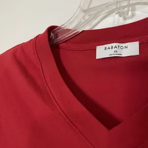 ARITZIA Babaton red vneck padded shoulder sleeveless top size XS thumbnail 2