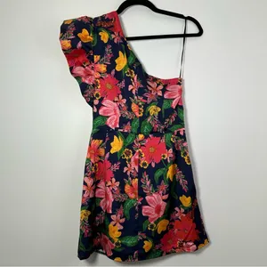Finders Keepers Revolve Coco Cabana One Shoulder Mini Dress Size 6 NEW thumbnail 3