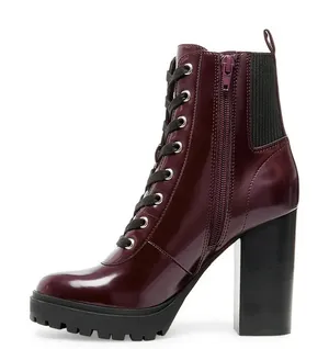 Steve Madden Latch Heeled Bootie thumbnail 1
