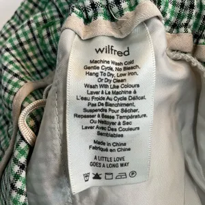WILFRED Aritzia Gelas High Rise Paperbag Waist Gingham Paid Picnic Shorts Size 4 thumbnail 13