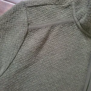 Avia Olive Green Zip-Up Jacket Longer Style Size Small 4-6 Pockets thumbnail 3