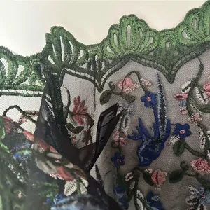 Topshop Floral Peacock Embroidered Crochet Top thumbnail 7