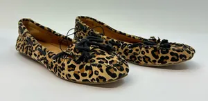 NWOT Dots Leopard Print Women's Flats size 9 Brown thumbnail 1