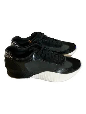 SOREL ONA BLVD Classic Waterproof Sneakers Black Suede Patent Women's 10.5 thumbnail 3