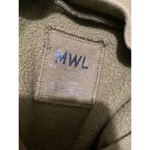 Madewell MWL Green Henley Sweatshirt Organic Cotton Blend Raglan Sleeve Small thumbnail 4