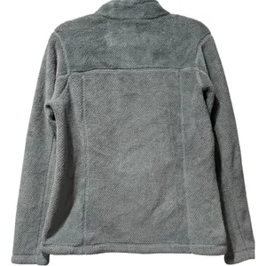 PATAGONIA Fleece Gray Thermal Pullover Snap-T Jacket Women's Large thumbnail 2
