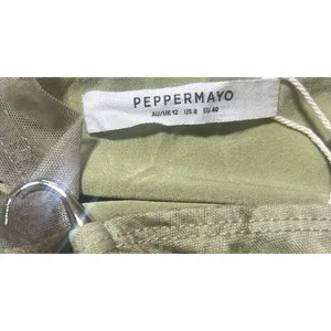 peppermayo koralie cut out mini dress Sz AU 12 US 8 sage / smoke green NEW Club thumbnail 8