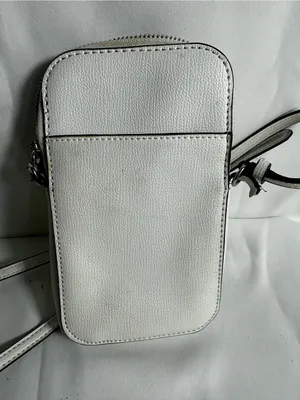 Karl Lagerfeld White Crossbody Phone Bag with Iridescent Blue Karl thumbnail 4
