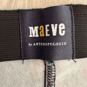 Maeve Anthropologie The Margot patterned kick flare geometric pants SZ S #2538 thumbnail 9