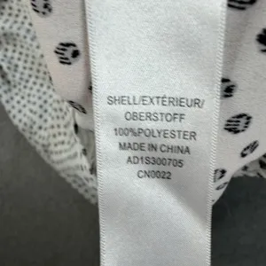 Rails Women's Small Black Star Print 100% Silk Long Sleeve Button Up Shirt thumbnail 6