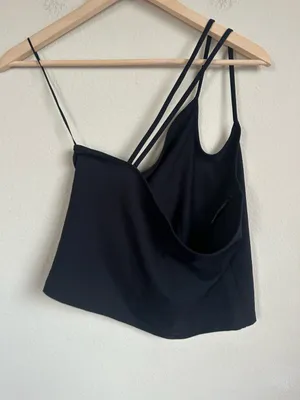 Abercrombie & Fitch Strappy One Shoulder Crop Tank thumbnail 7