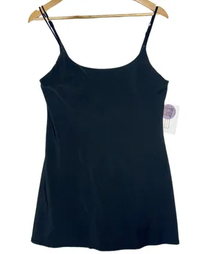 Abercrombie & Fitch Black Spaghetti Strap Slip Dress Shapewear Women Size Medium thumbnail 1