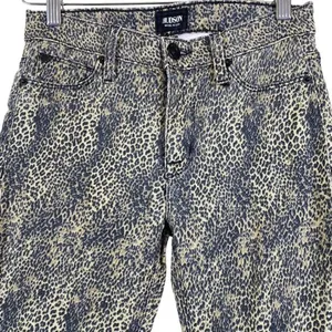 HUDSON Cheetah Print Nico Super Skinny Mid-rise Jeans thumbnail 2