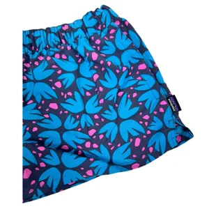 Patagonia Barely‎ Baggies Shorts Womens XS Blue Pink Tropical Floral Print thumbnail 3