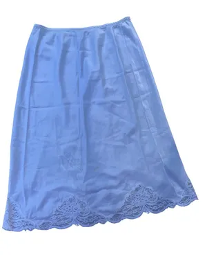 Wonder Maid White Half Slip With Lace Hem Non-Cling Size M Made In USA 21t thumbnail 8