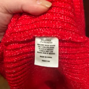 Crown & Ivy‎ red sweater pearl oversized xxl thumbnail 5