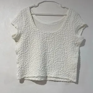 Maeve Anthropologie Textured Bubble Knit Crop Top XL Boho Cottagecore thumbnail 3