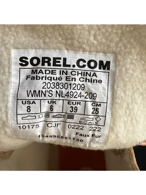 NWT Sorel Elvie cozy lace up Ankle boot waterproof tan suede sherpa booties sz 8 thumbnail 8