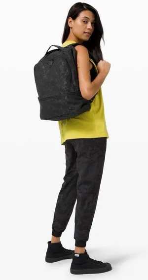 Lululemon City Adventurer Backpack 17L In Fragment Camo Jacquard Black Deep Coal thumbnail 2