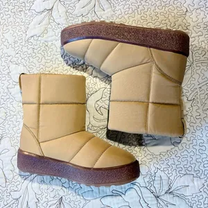 Madewell The Toasty Puffer Water-Resistant Cozy Boot ~ Olive Surplus ~ Size 6 💛 thumbnail 3