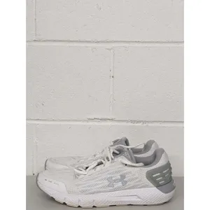 Womens Sz 10.5 Under Armour Charged Rogue Lace-Up White Trainers 3021247_106 thumbnail 4