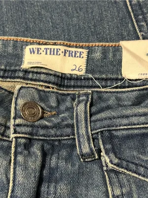 Free People We The Free NWT Women’s Size 26 Love Stone Mid Rise Bootcut Jeans thumbnail 9