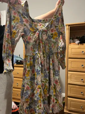 Angie Floral dress thumbnail 2