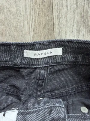 Pacsun Dad Jeans Black Distressed thumbnail 3
