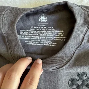 Disney Spirit Jersey Gray Plaid Retired Women's Size Medium thumbnail 7