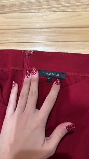 Olivaceous Maroon Skirt  thumbnail 3
