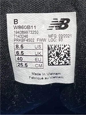 New Balance Fresh Foam X 860v11 W860B11 Women's Black Running Shoes Size 8.5B thumbnail 7