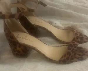 Lulus Harper Leopard Print Sandals thumbnail 1