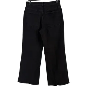 NWT Madewell The Curvy Wide Leg Jeans Women’s Size 31 Black Frost Super Stretch thumbnail 5