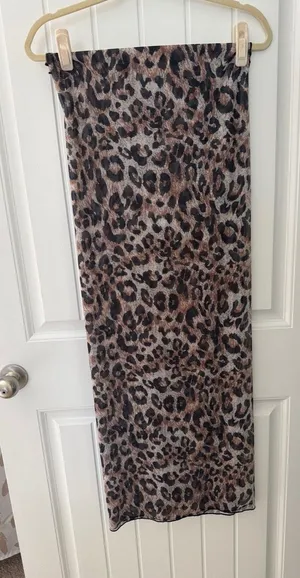 Leopard Print Scarf / Wrap thumbnail 1